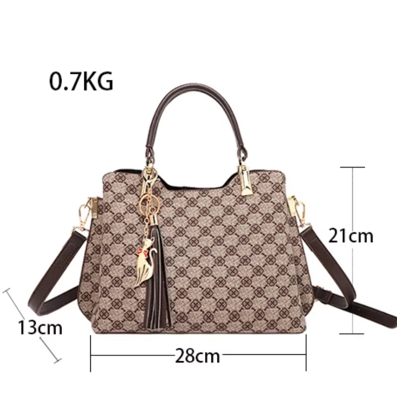 New Luxury Designer Crossbody Shoulder Bag for Women Vintage Ladies Handbags Fashion Women‘S Bag