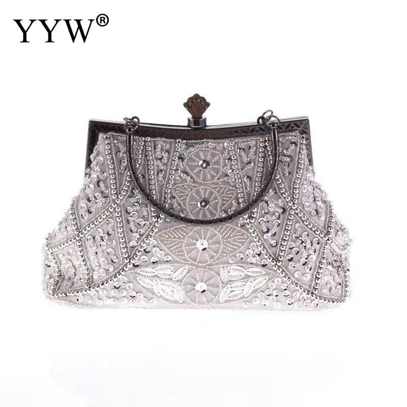 Vintage Handbag Female Luxury Evening Bags Dark Blue Party Purses and Handbags Designer Womens Clutch Crossbody Bags Sac a Main