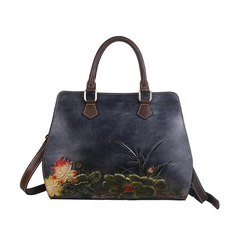 Cowhide Handbags Cross-Border Retro Ladies Handbags