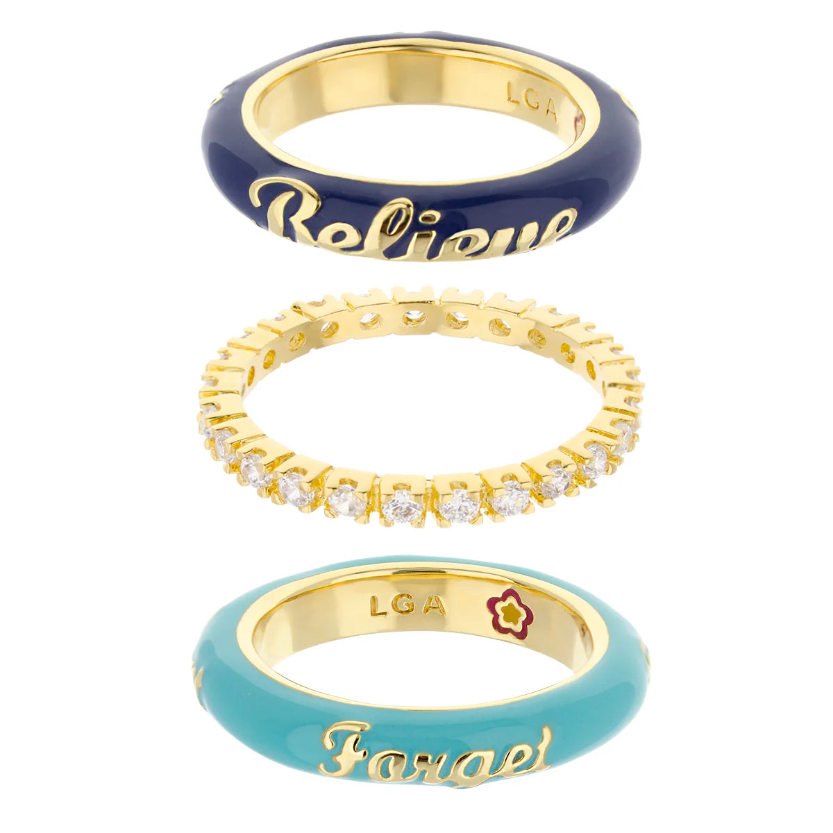 Petit Gateau Stackable Ring Set